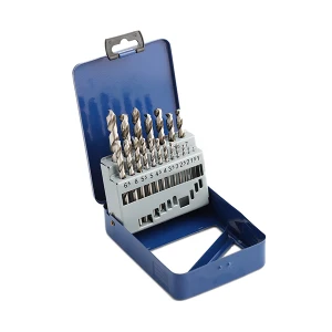 TG/天工 6542高速钢全磨制直柄钻套装 1~10mm 19支 1套