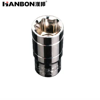 HANBON/汉邦 1/2"系列公制六角镜面套头 411116 16mm 1个