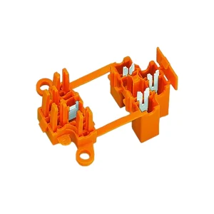 WAGO/德国万可 插座 730-123 橙色 1个