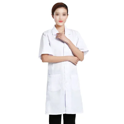 ICEY/冰禹 BY-3157系列女款白大褂 短袖 M 涤棉 1件