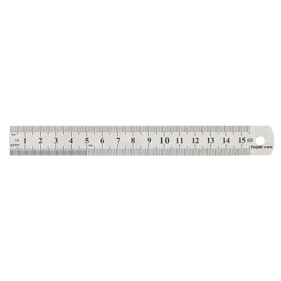 TIQRI/天琪锐 不锈钢直尺15cm GYP-GZC015 1把