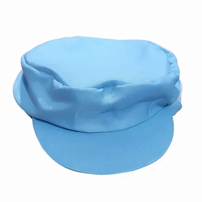 HYJJ/翰洋洁净 食品网纱鸭舌帽 HKL3004000YL 蓝色 1顶