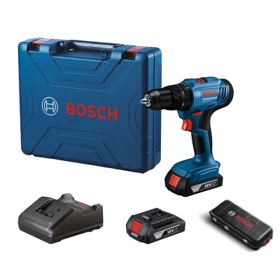 BOSCH/博世 充电式冲击钻 GSB183-Li+小黑盒 18V/2.0Ah 二电一充 1套