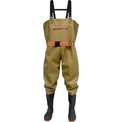 SHENGLI/胜丽 背带连体下水裤雨裤（雪花专用） BWP90Y 42码 黄色 90丝 1条