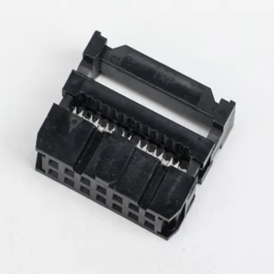 HJUN/汇君 14p连接器FC压线头IDC牛角插头间距2.54mm 254MM-FC-14P 1个