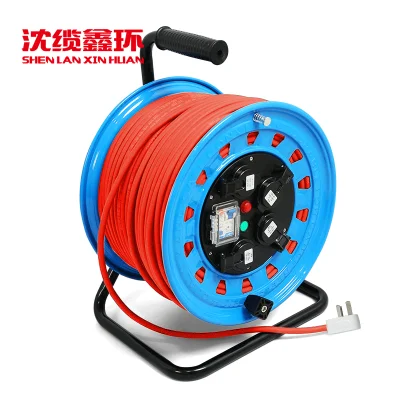 SLXH/沈缆鑫环 移动拖线盘 C04 带3×1.5带防冻线70m 拖线盘蓝色 防冻线红色 1台