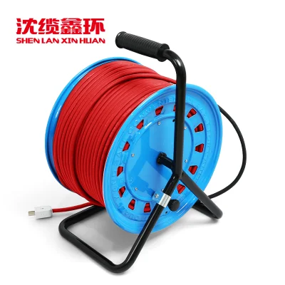 SLXH/沈缆鑫环 移动拖线盘 C07 带3×4防冻线40m 拖线盘蓝色 防冻线红色 1台