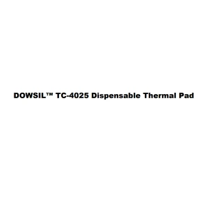 DOWSIL/陶熙 可印刷导热垫片-通用型 TC-4025 可印刷垫片 2kg 1套